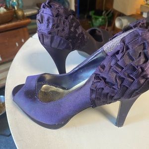 Fabulous purple goodness. Charming Charlie at its best in the size 8 1/2 heel